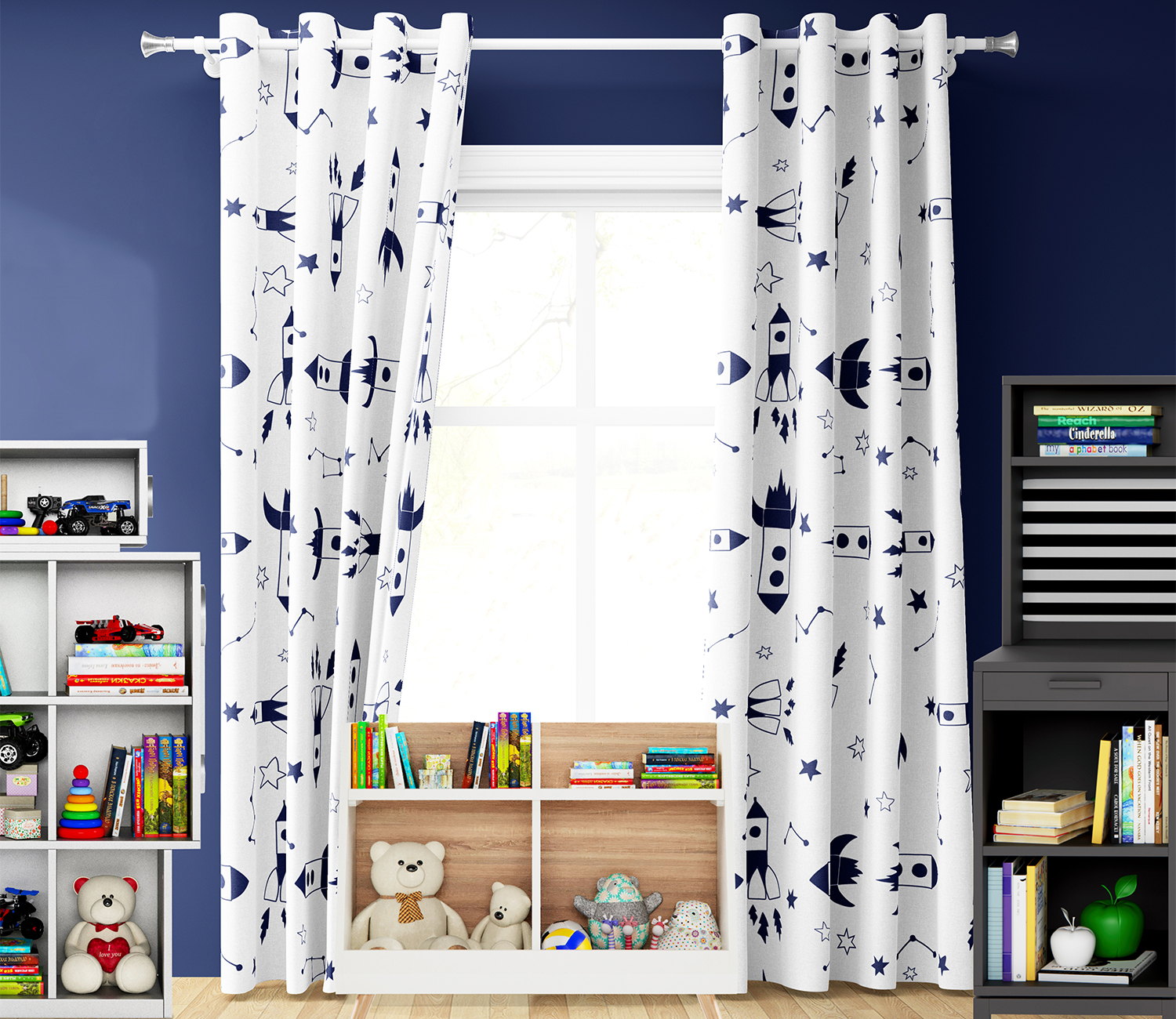 kids room curtains