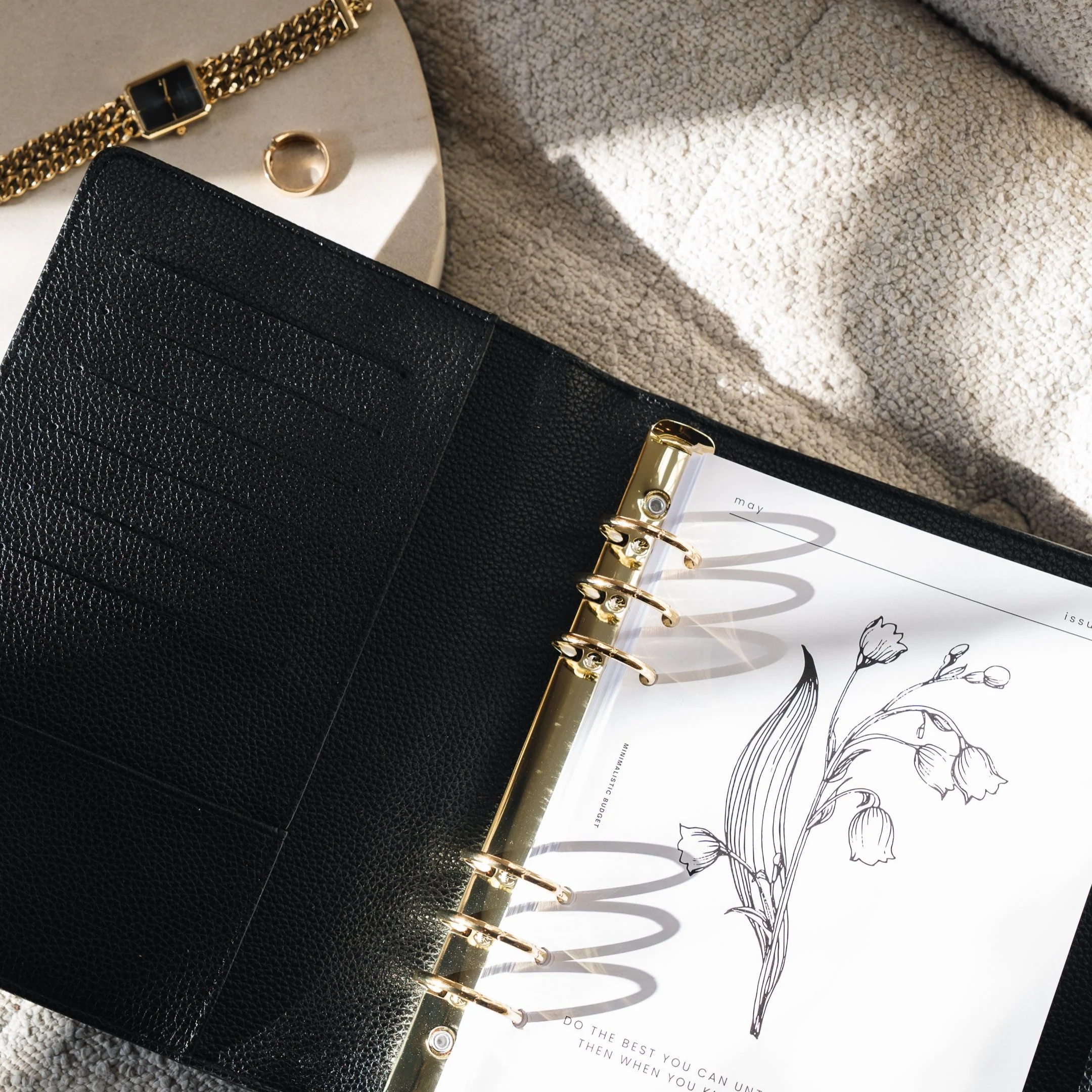A5 ring binder planner