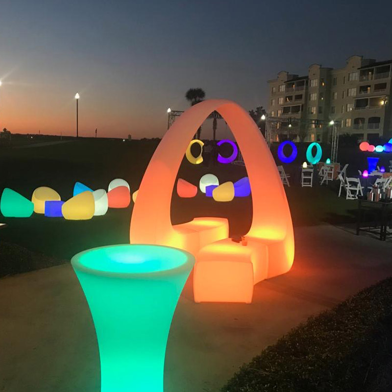 LED furniture rental Singapore