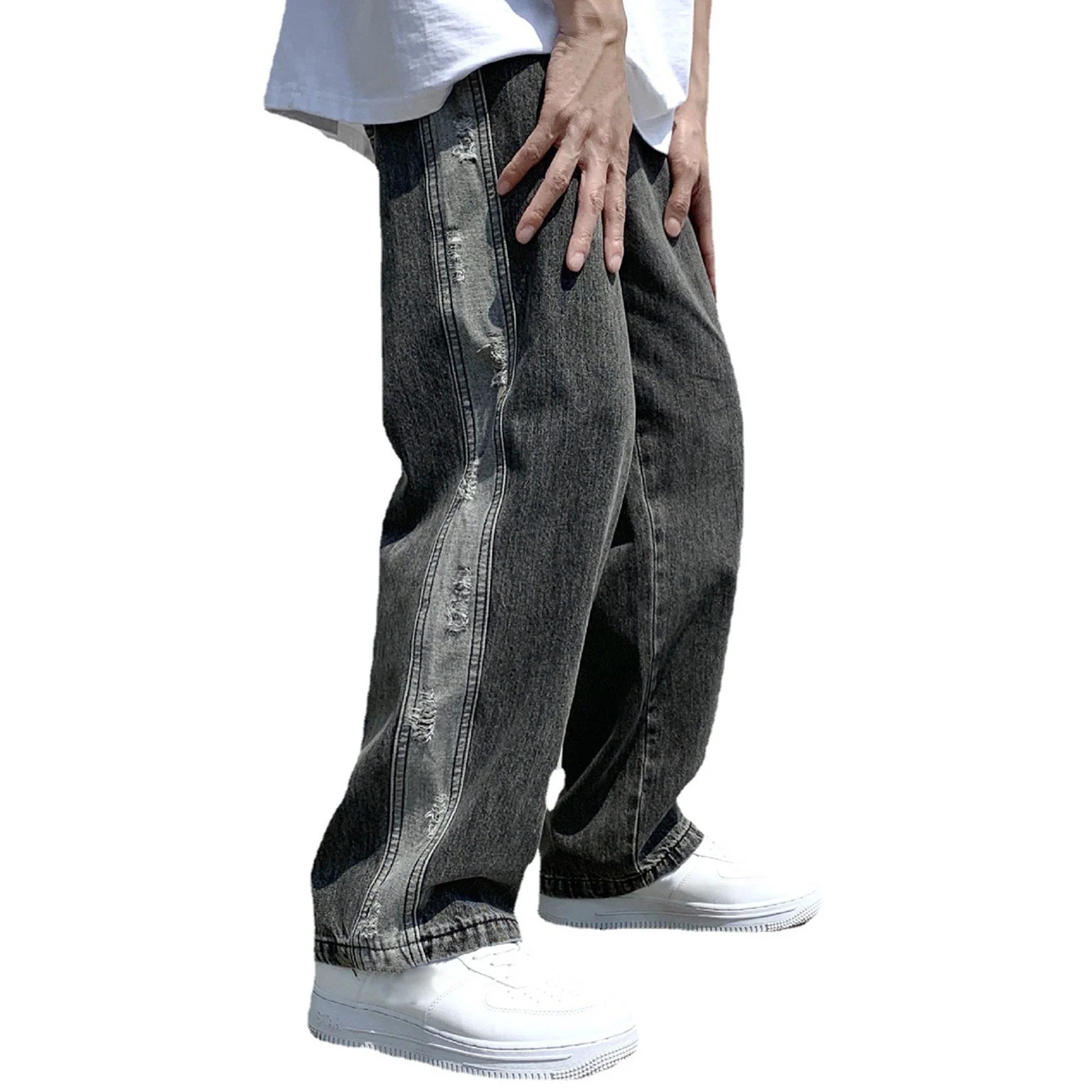 black sweatpants
