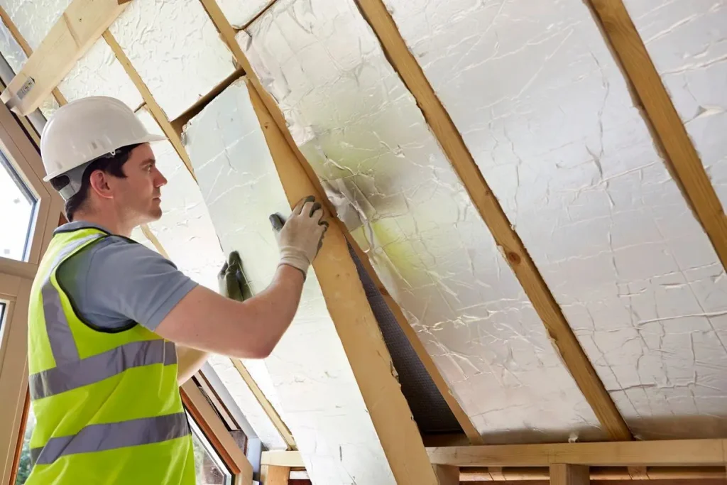 Vapor barrier installation